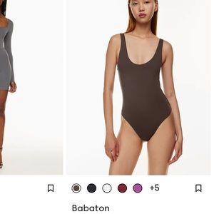 Babaton Scoopneck Bodysuit size S in White